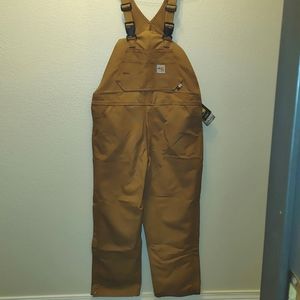 Carhartt FR Duck Bib Overall Unlined